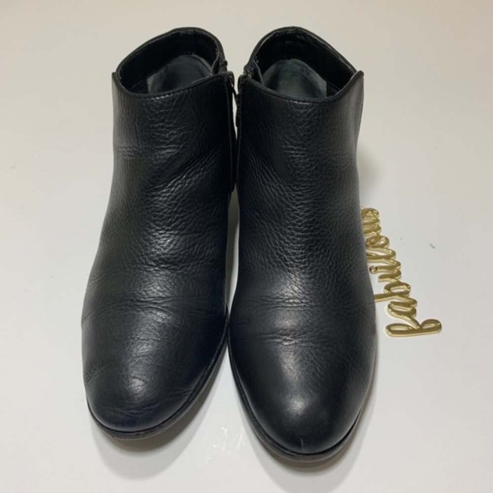 Sam Edelman Petty black leather bootie